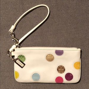 White Coach wristlet